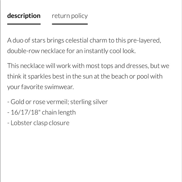 ❤️NWT JENNIFER ZEUNER STAR NECKLACE - Picture 10 of 13